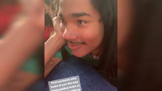 Halle tells a joke to Luka Sabbat (Grown-ish)