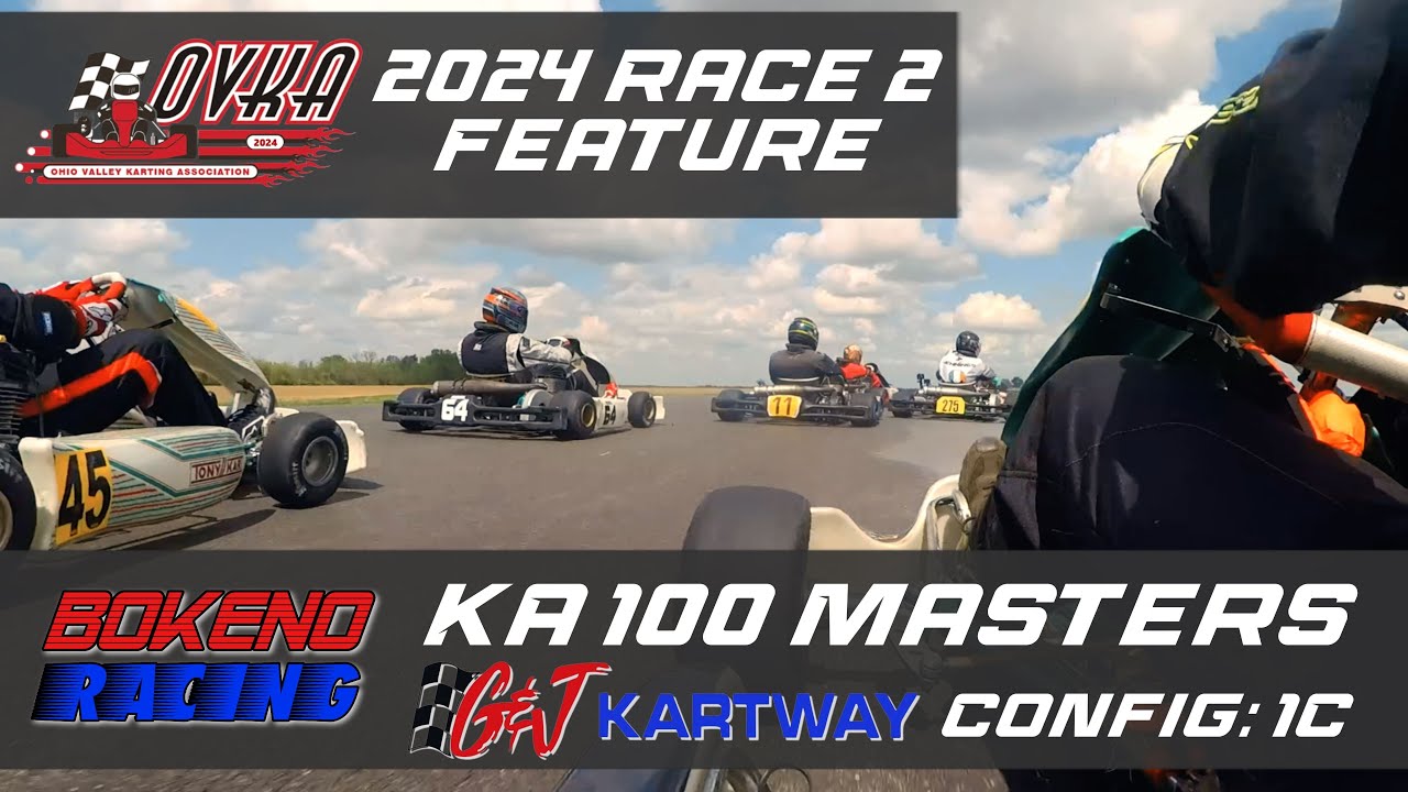 OVKA 2024 | Race 2 | Feature | G&J Kartway (1C) | KA100 Masters | Bokeno Racing | Ethan Onboard