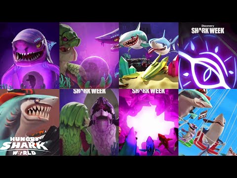 ALL NEW 2022 SHARK WEEK SHORTS COMPILATION - Hungry Shark World