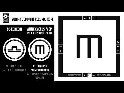 ZC KORE001 -  BangBass  -  Spaghetti Cowboy -  White Cyclus IV EP - Zodiak Commune Records KORE