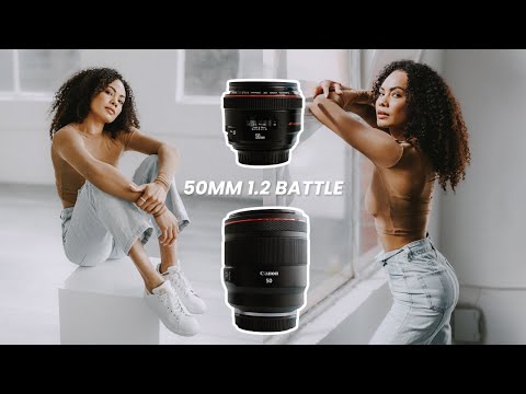 Canon RF vs EF 50mm f/1.2L USM Lens Challenge!
