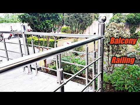 Stainless steel for balcony railing installation