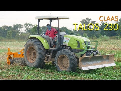 รถไถ CLAAS TALOS 230 คลาส 87 แรงม้า ตัดตอหญ้าเนเปียร์สวยจัดรถไถเยอรมันTractor | CHANAWAN