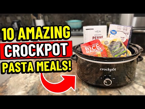 CROCKPOT PASTAS The Ultimate Collection of Mouthwatering Recipes!  | CROCKTOBER