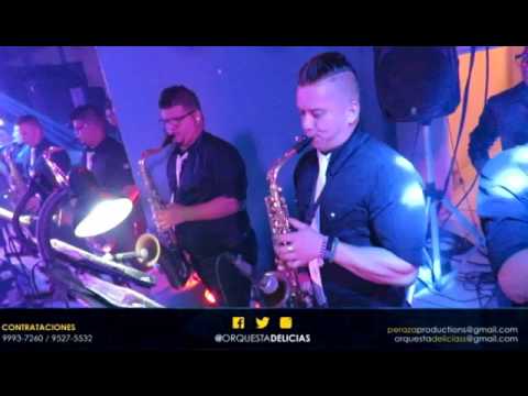 Orquesta Delicias-La Morena-En Vivo-En Ajuterique-#PerazanProductions.