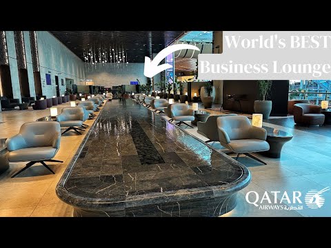 Qatar Airways - Al Mourjan Garden Lounge Tour