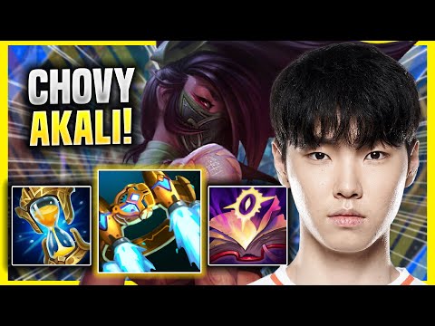 CHOVY DESTROYING WITH AKALI! - GEN Chovy Plays Akali MID vs Yone! | Preseason 2022