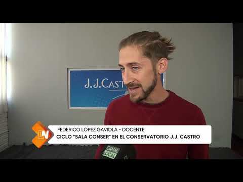 Ciclo sala conser en el Conservatorio J J  Castro, Federico López Gaviola