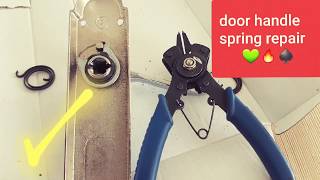 Door handle spring repair 💚🔥