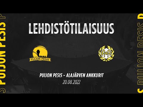 20.08.2022 Lehdistötilaisuus Puijon Pesis - Alajärven Ankkurit