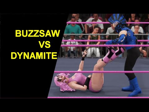 GLOW 1985 Buzzsaw vs Dynamite - Knockout Mixed Match