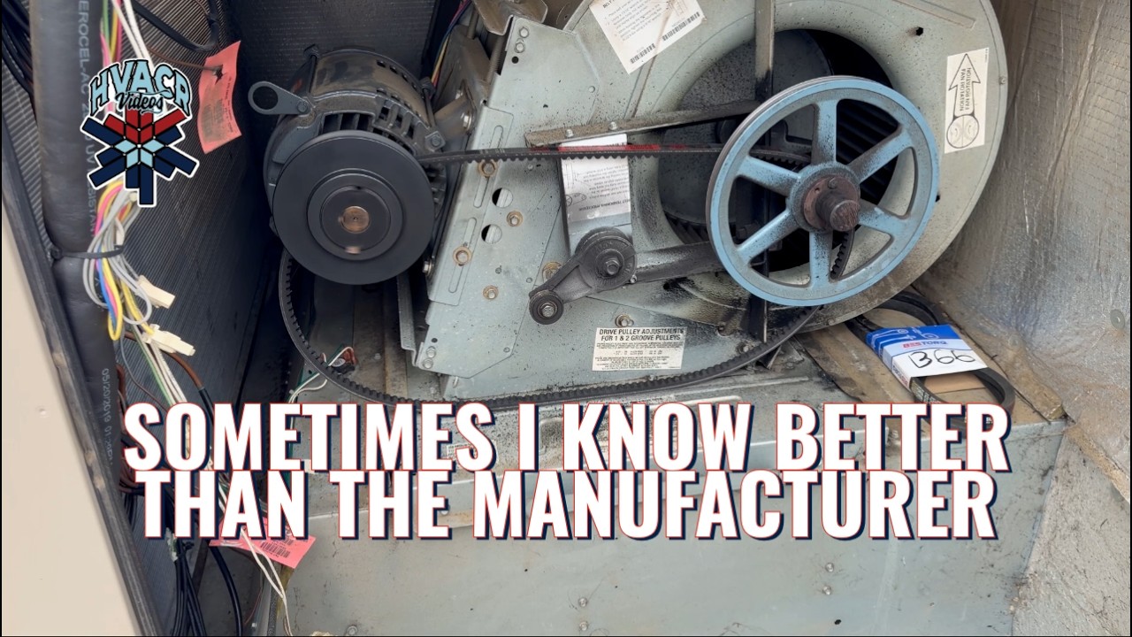 Sometimes I Know Better Than the Manufacturer | Lennox Rooftop Factory Delete