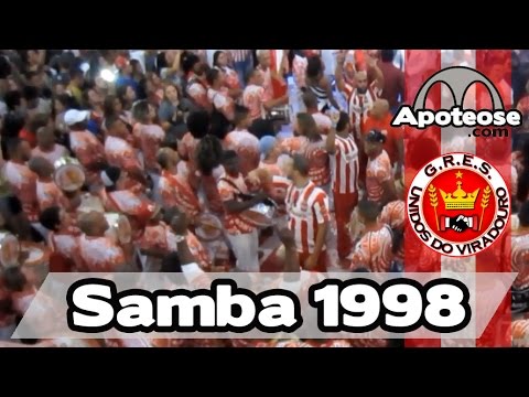 Viradouro 1998 - Bateria - Apresentação no Salgueiro