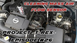 "How" To Clean Mass Air Flow Sensor on Nissan Xterra / Frontier