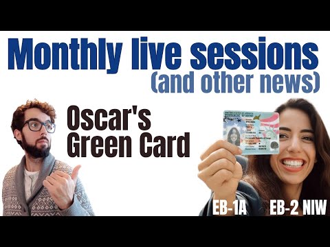 Monthly live sessions on EB2 NIW green card