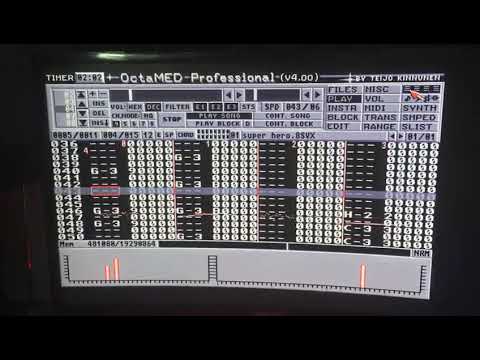 Amiga Jungle Hardcore on Octamed