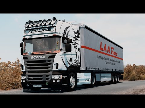 ETS 2 SCANIA R440 NIKOLA TRUCKS ROEX 🇹🇷 TURKEY 🇹🇷 MANISA - USAK [4K]