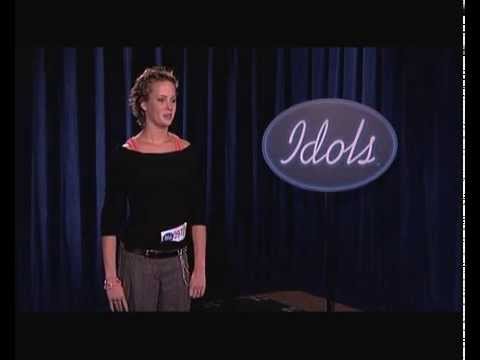 Marieke singing "Break down the wall" by Anouk - Audition - Idols season 2