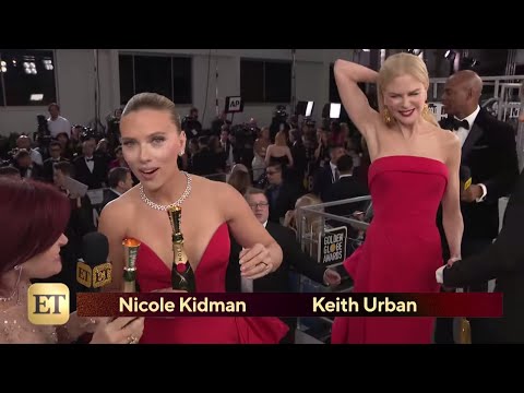 Watch Nicole Kidman 'CRASH' Scarlett Johansson's Interview! | Golden Globes 2020