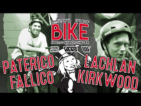 LUXBMX game of bike, hosted by Boyd Hilder  Lachlan Kirkwood Vs Paterico Fallico