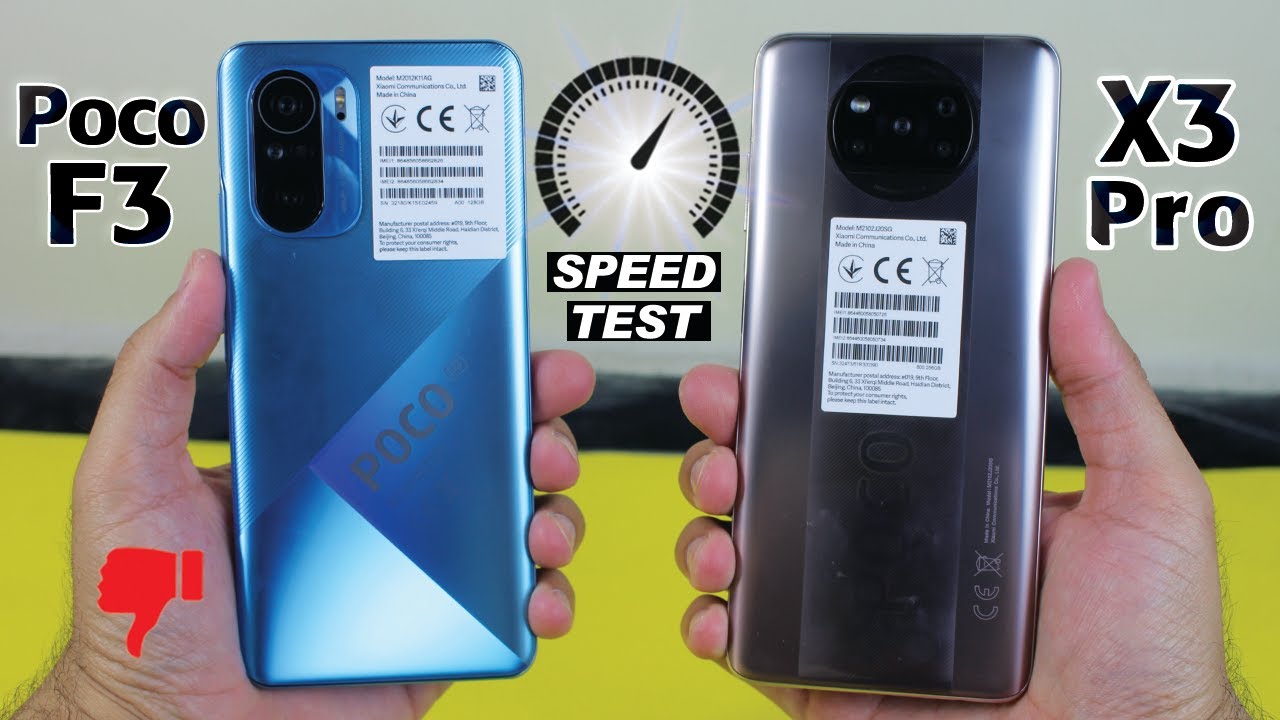 Poco F3 vs Poco X3 Pro - Speed Test & Video Rendering Test!
