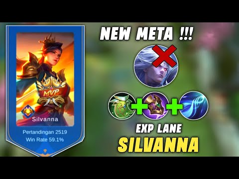 SILVANNA EXP LANE|SILVANNA EMBLEM SET AND BUILD|SILVANNA BEST BUILD|BUILD SILVANNA TERSAKIT_mlbb