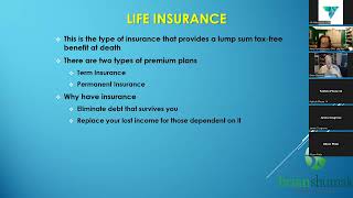 Financial Services Webinar #4: Insurance Planning