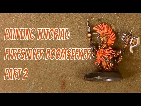 Painting Tutorial Fyreslayer Doomseeker part 2