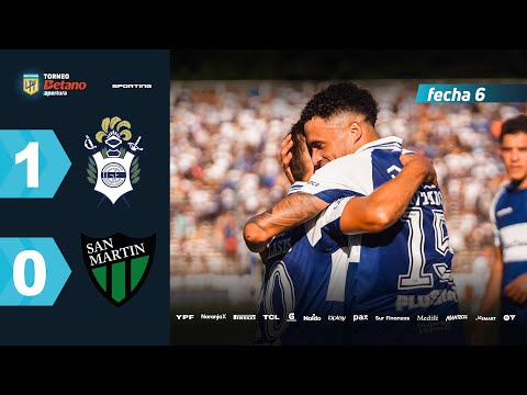 GIMNASIA 1 - 0 SAN MARTÍN DE SAN JUAN I Resumen del partido | #TorneoBetano Apertura 2025