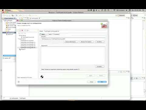 Gradle Eclipse Plugin with basic task overview