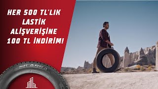Her 500 TL'lik Lastik Alışverişine 100 TL İndirim!