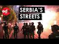 Der Kampf Um Belgrad Dramatische Aufnahmen Von Den Protesten In Serbien
