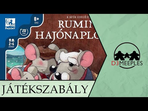 JÁTÉKSZABÁLY: RUMINI - HAJÓNAPLÓ - d3meeples