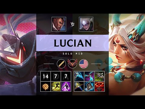 Lucian Mid vs Diana - NA Grandmaster Patch 25.17
