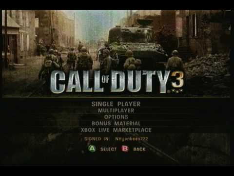 Call of Duty 3 Menu Music Theme (High Quality)