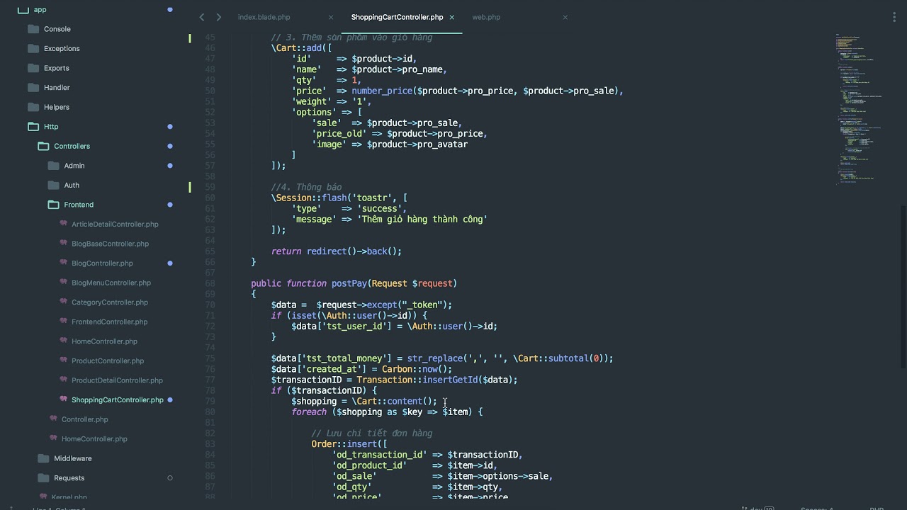 [Seri] - Website đồng hồ - Update số lượng sản phẩm ajax giỏ hàng