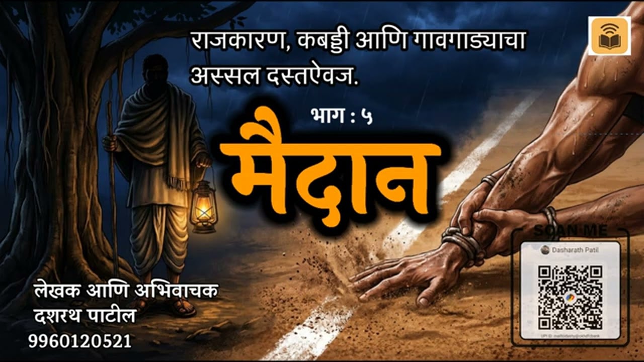 मैदान : भाग  ५ : लेखक दशरथ पाटील : राजकारण कबड्डी आणि गाव 