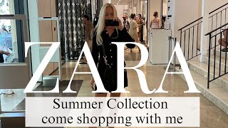 ZARA SUMMER HAUL TRY ON COME SHOPPING WITH ME TO ZARA