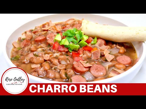 Charro Beans | Mexican Bean Soup | Frijoles Charros