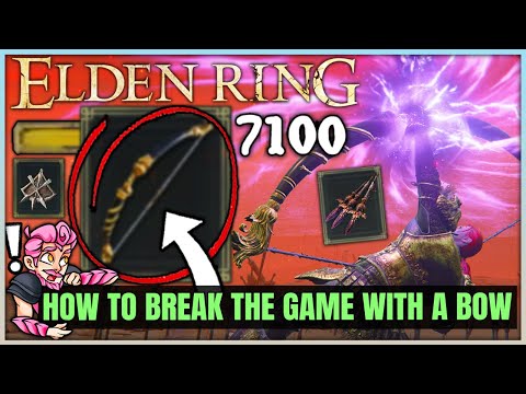This Weapon Has an INSANELY Powerful Secret - MASSIVE Damage Best Lion Greatbow Build - Elden Ring!