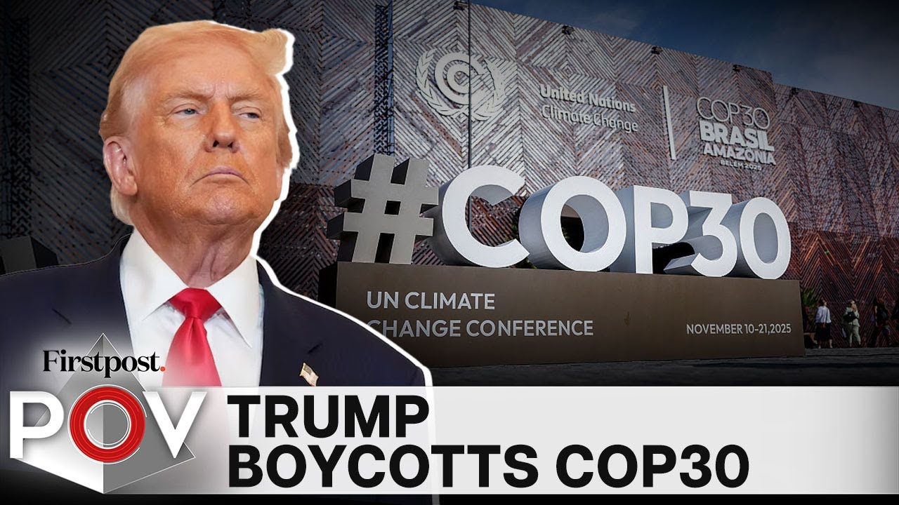 "Good That Trump Stays Away from COP30", Says Norway's Ex-Climate Minister | Firstpost PoV