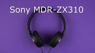 Sony MDR-ZX310 Black (MDRZX310B.AE) - відео 3