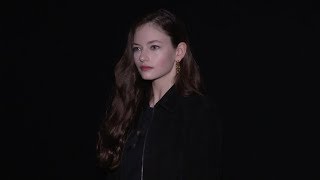 Mackenzie Foy, Edouard Louis and more at Saint Laurent Fashion Show in Paris
