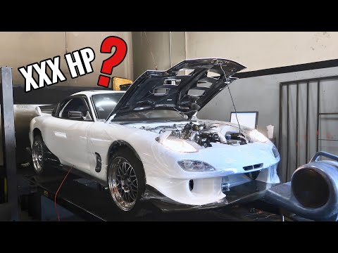 RX-7 see’s more Dyno time in the States!