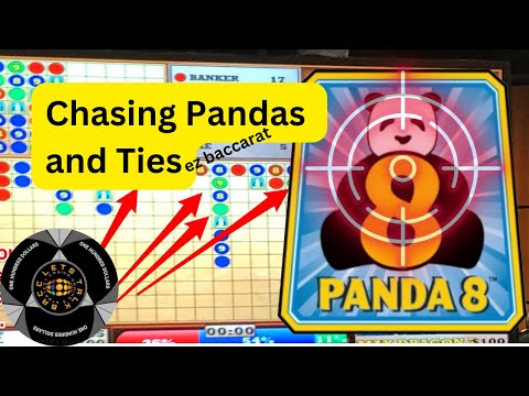 Ez Baccarat Tie Line and Panda Chase - 2 Strategies in 1 Shoe