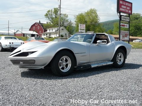 1973 Silver Mako Shark Corvette 454 Big Block For Sale Video