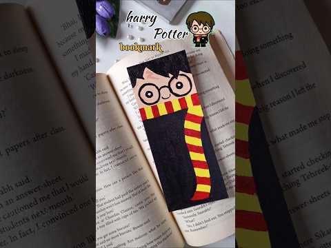 😍harry Potter bookmark #diy #harrypotter #bookmark #amazing #hack #shortsviral #viralshort