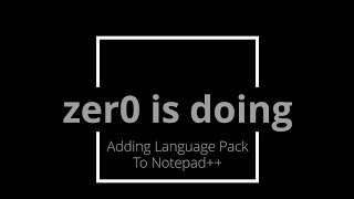 How To Add Language Pack To Notepad++