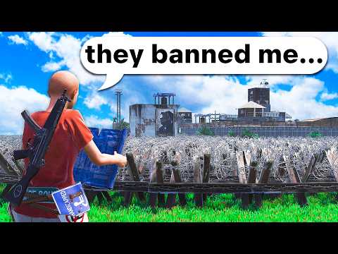 Placing 1000 Metal Barricades Around the Safezone in Rust