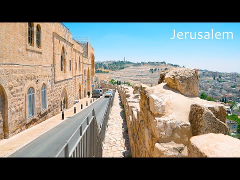 JERUSALEM OF GOLD. Walking from Mount Zion to the Mount of Olives